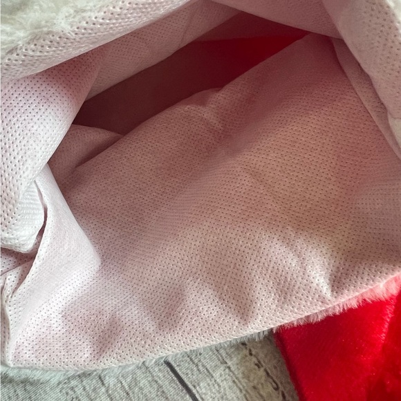 NWOT Red & White Christmas Stocking Gold H Initial Holiday Decoration - Picture 4 of 4